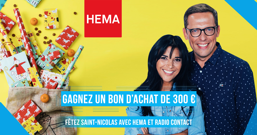 Fêtez la Saint-Nicolas avec un bon d'achat de 300 € chez HEMA !