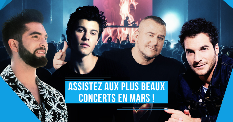 Assistez aux plus beaux concerts en mars avec Radio Contact